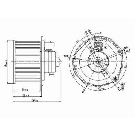 Gpd Blower Motors, 2311590 2311590